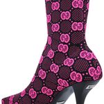 Gucci Technical GG Jersey Tom Knit Ankle Boots Size 38.5 Photo 2