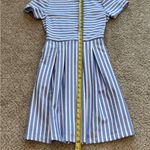 Draper James RSVP Preppy Coastal Stripe Fit & Flare Minimal Vacation Dress XS Photo 3