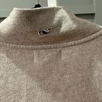 Vineyard Vines  1/4 Zip Pullover Shirt Gray Polo Style Pink Trim Women's Small Photo 4