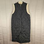 Apricot Womens Black Quilted Sherpa Longline Reversible Vest 10‎ Photo 1