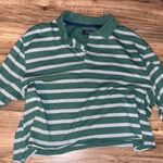 Vintage Cropped Shirt Green Size L Photo 0