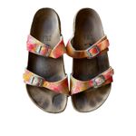 Birkenstock - Birkies Double Strap Sandals Multicolor Tie-Dye Sz 6 Photo 1
