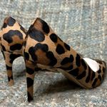 Rupert Sanderson New Nada Leather Stiletto Heels in Leopard Pony Size 6 Photo 4