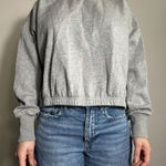 Joy Lab Gray Cropped Sweatshirt Size XL Photo 0