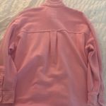 Aerie pink  Button-Up Oversized Shirt  Photo 1