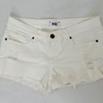 Paige Low Rise Denim Cutoff Shorts - White - 26 Photo 6
