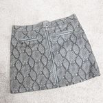 She & Sky  snake print zip up skirt Photo 0