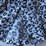 Victoria's Secret Sleepshirt Medium Leopard Print Cinched Waist Ties Fro… Photo 4