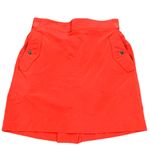 Athleta Vienna Cargo Skort Women's Orange Athletic Golf Snap Pockets Size 8 Photo 0