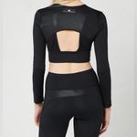 Adidas by Stella McCartney Training Long Sleeve Crop Top sports bra size XS NWOT Black Photo 1