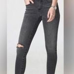 Lola Jeans Mid Rise Black Distressed Jeans Size 25 Photo 0