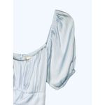 Altar'd State Altr’d State‎ Light Blue Puff Sleeve Babydoll Mini Dress Large Cottagecore Boho Photo 2