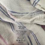 Vince Camuto Pink & Blue Stripes Linen Button Down Shirt Size Medium Photo 4