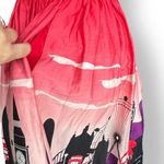 Collectif x ModCloth Candice London Border Print Fit and Flare Retro Dress Small Red Photo 3