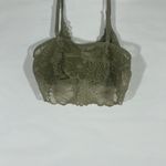 PINK - Victoria's Secret PINK BY VICTORIA SECERT LACE BRA BRALETTE M OLIVE GREEN NEW Photo 1