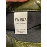Pistola  Cassie Super High Rise Straight Pants in Olive Vinyl Women's sz. 24 Photo 8