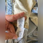We The Free distressed button fly denim mini skirt size 27 100% cotton Photo 4