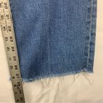 Edwin women's size 29 denim jeans raw hem crop straight leg usa Blue Photo 9