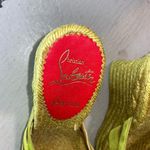Christian Louboutin Women's Green Sandals Size 7 Photo 6