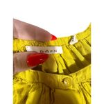 DÔEN Yellow Puff Sleeve Blouse XXS Clementine Organic Cotton Top Photo 5