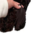 Vince SEQUINED BURGUNDY BROWN SLEEVELESS ROUND NECK COCKTAIL DRESS 12 Photo 4