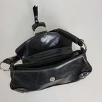 ALDO Vintage Womens Shoulder Bag 11" x 5" Black Leather Y2K Studded Snap Closure Photo 8