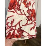 Free People  Mini Dress Sz MED Modern Nomad Off-Shoulder Floral Boho Bell Sleeve Photo 7
