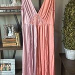 Rocky Barnes The Bright Side Dawn Slip Dress Desert Rose Womens Size Large Pink Photo 3