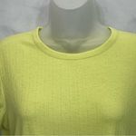 Madewell Sheer Summer Baby Tee Key Lime Green Short Sleeve Tee Size L Photo 4