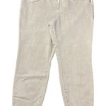 Torrid  Denim Women's Jegging Cropped Ankle Plus Size 24 Green Stretch 3 Button Photo 0