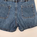 Old Navy Y2K Blue Jeans Mid Rise Denim Shorts 100% Cotton Utility Pockets 6/8 Photo 5