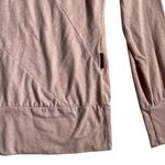 Naketano  Mandy Cowl Neck Hooded Sweatshirt Blush Pink Size Small Photo 3