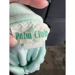 polo shirt scalloped collar aqua pastel sweet Green Size L Photo 6