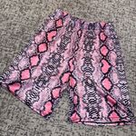 Snakeskin Shorts Pink Photo 0