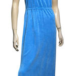 Juicy Couture  Vintage RARE Women’s Size S Blue Terry Strapless Maxi Long Dress Photo 0
