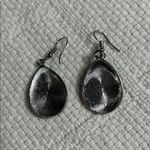 Purple Teardrop Pierced Earrings Photo 3