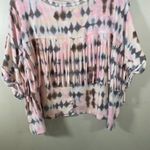 Entro NWOT Tie Dye Shirt with Fringe Photo 5