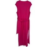 Trina Turk NWT Trina Turk Sand Dune Belted Jumpsuit Pink V Neck Sleeveless Wrap Size XXL Photo 6