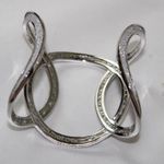 Rebecca Made in Italy Sparkly Silver Cuff Bracelet Photo 3