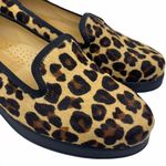 UKIES calf hair platform slip on leopard print loafers Size 6 1/2 Photo 5