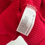 Ava & Viv  size 1X red‎ waffle knit sweater balloon sleeve mock turtleneck Photo 4
