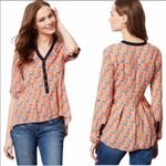 Anthropologie  Vanessa Virginia Honore Tiger Print Top Photo 8