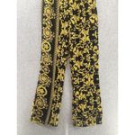 Pretty Little Thing  Women's Pants Straight Leg Sheer Size 8 Black Yellow Photo 12