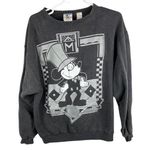Mickey monopoly man vintage gray rare sweatshirt J G Hook Mickey and co Disney Size M Photo 0