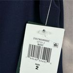 Ralph Lauren Lauren  Crop Jumpsuit Sz 2 Navy Blue Boat‎ Neck Culotte Career Party Photo 1