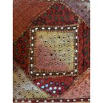 Embroidered Patchwork Tassle Bohemian Jhola Colorful Vibrant Sling Bag Red Photo 7