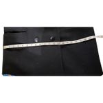 Vintage 100% Black Wool Coat Genuine Fox Fur Collar Fashions by JILL 60s Made US Size undefined Photo 9