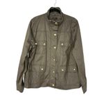 J.Crew Downtown Field Jacket Olive Green Utility Military Women 2X Photo 1