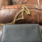 J.Crew Satin Chain Wallet Handbag Clutch Bright Berry Black Photo 7