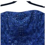 Jessica McClintock Vintage Corset Top 12 Cropped Beaded Embellished Party USA Photo 2